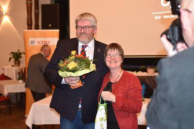 Blumen von der CDU Friesland